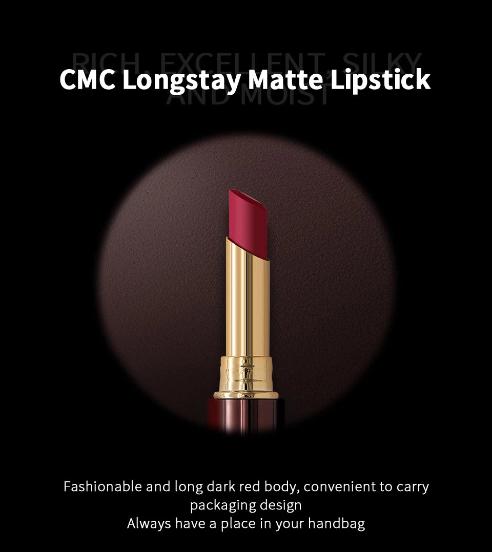 CHARMACY 16-Color Waterproof Velvet Lipstick – Long-Lasting Matte