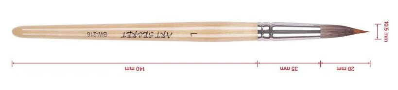 ArtSecret Watercolor Paint Brush Sharp Tip Liner - Addoree