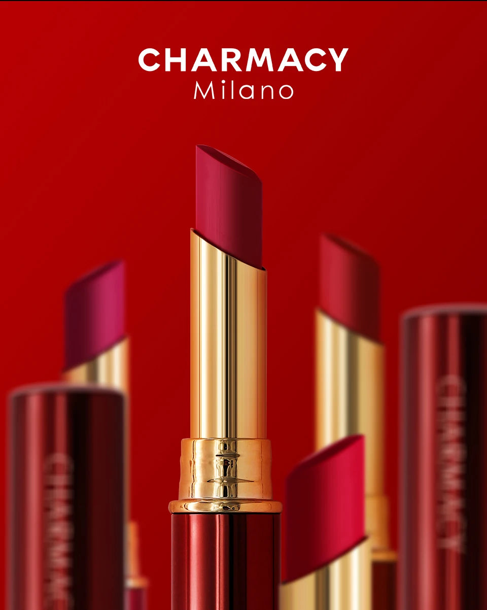 CHARMACY 16-Color Waterproof Velvet Lipstick – Long-Lasting Matte