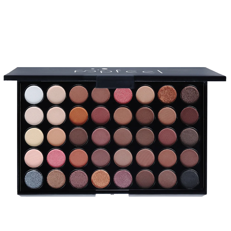 Paleta de sombras POPFEEL com 40 cores