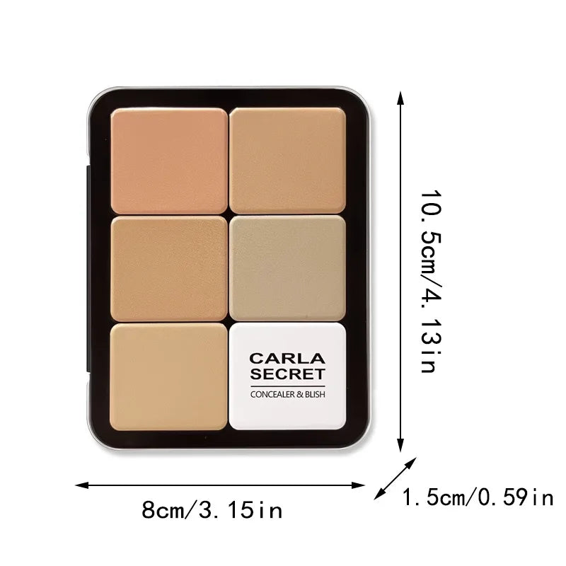 12-Color Concealer & Blush Palette – All-in-One Makeup Kit