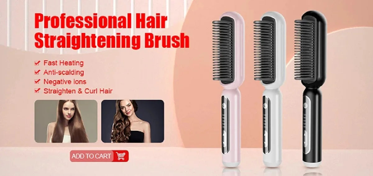 Mini Hair Curler – Electric Flat Iron & Crimper for All Hair