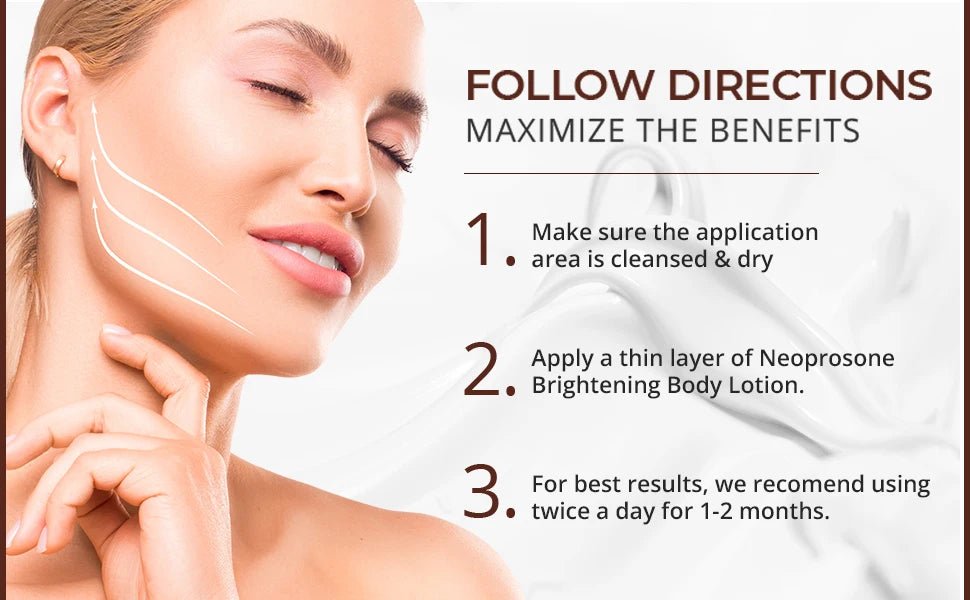 Whitening Body Lotion 500ml – AHA + Vitamin C & E, Moisturizing & Lightening - Addoree