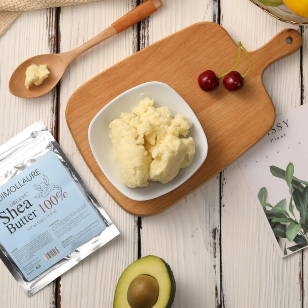 Dimollaure 50g Natural Shea Butter – Moisturizing Body & Skin Oil