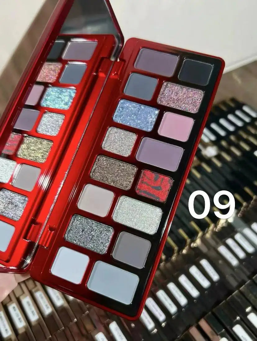 Cheeryep 16-Color Eyeshadow Palette – Glitter, Matte & Pearlescent