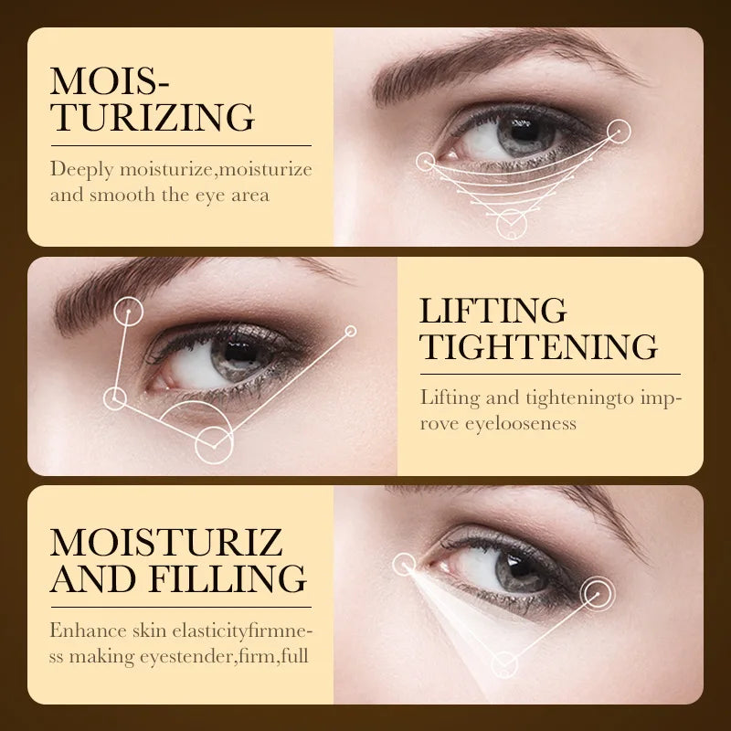 24k Gold Hyaluronic Acid Eye Cream Moisturizing