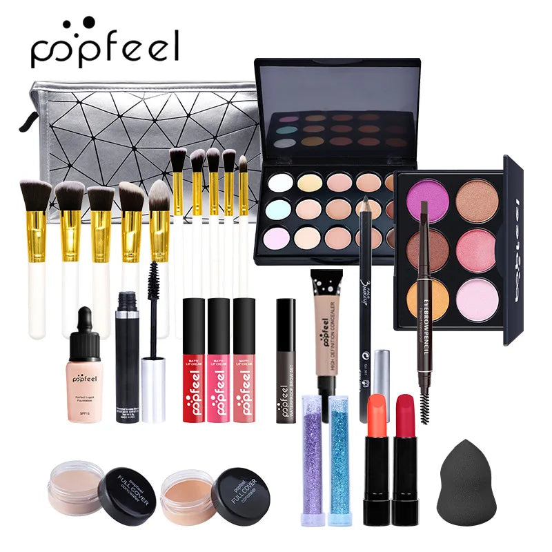 POPFEEL All-in-One Makeup Kit – Complete Beauty Gift Set