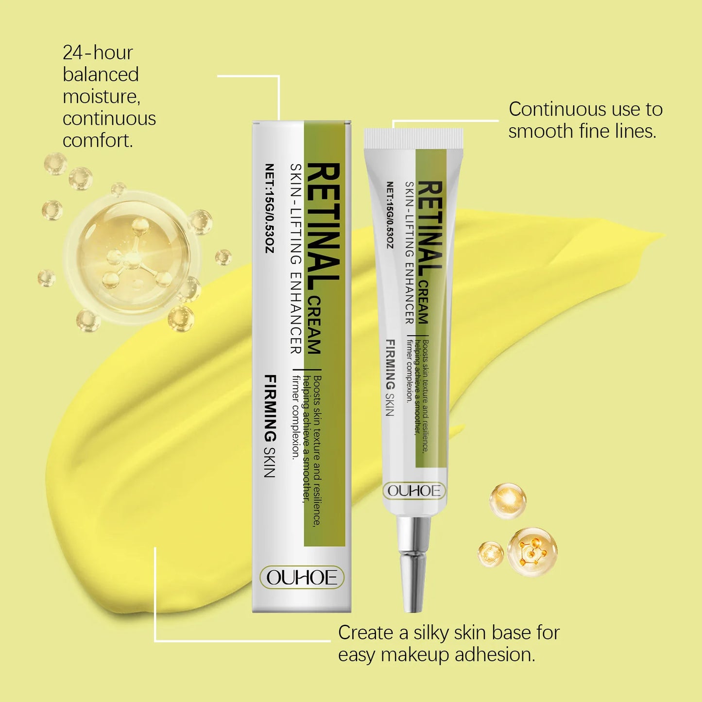 Retinal Anti-Wrinkle Cream – Firming, Moisturizing & Smoothing