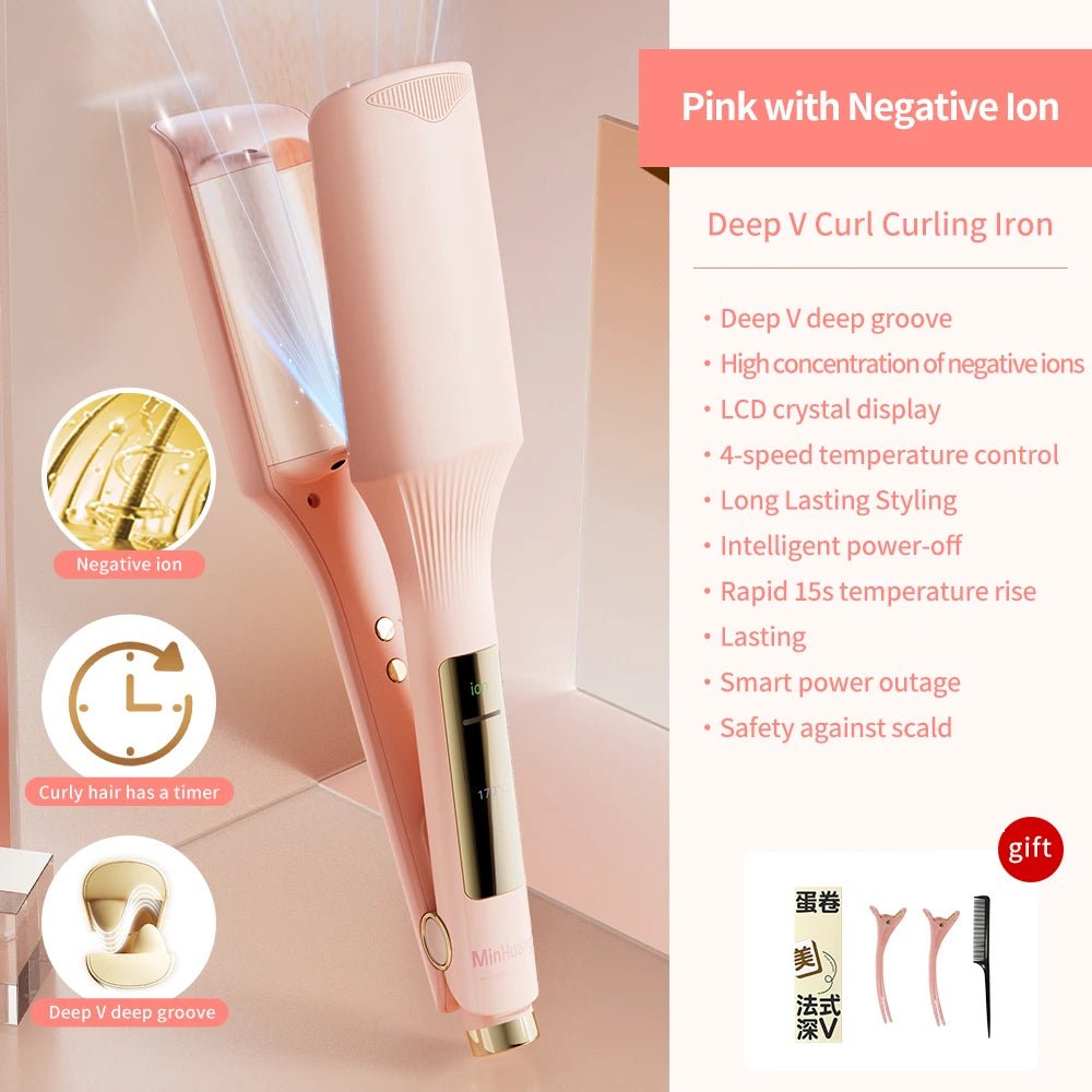 32mm Curling Iron – Perfect Curls in Minutes - Addoree