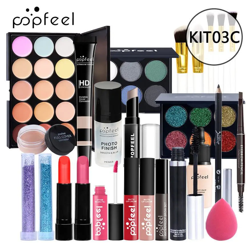 POPFEEL All-in-One Makeup Kit – Complete Beauty Gift Set
