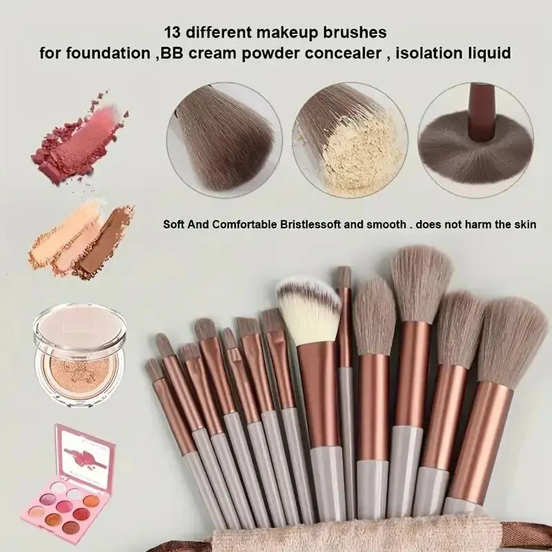 Soft Fluffy Professional Makeup Brush Set