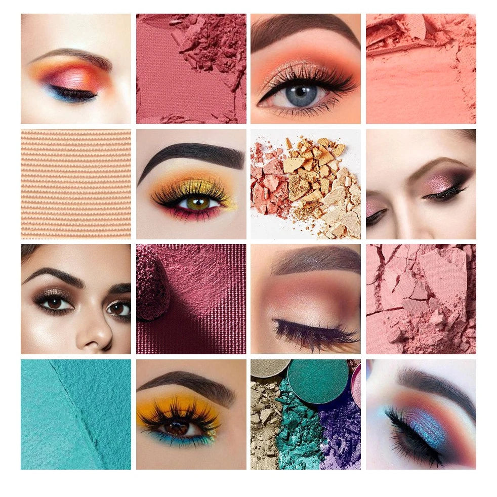Paleta de sombras POPFEEL com 40 cores