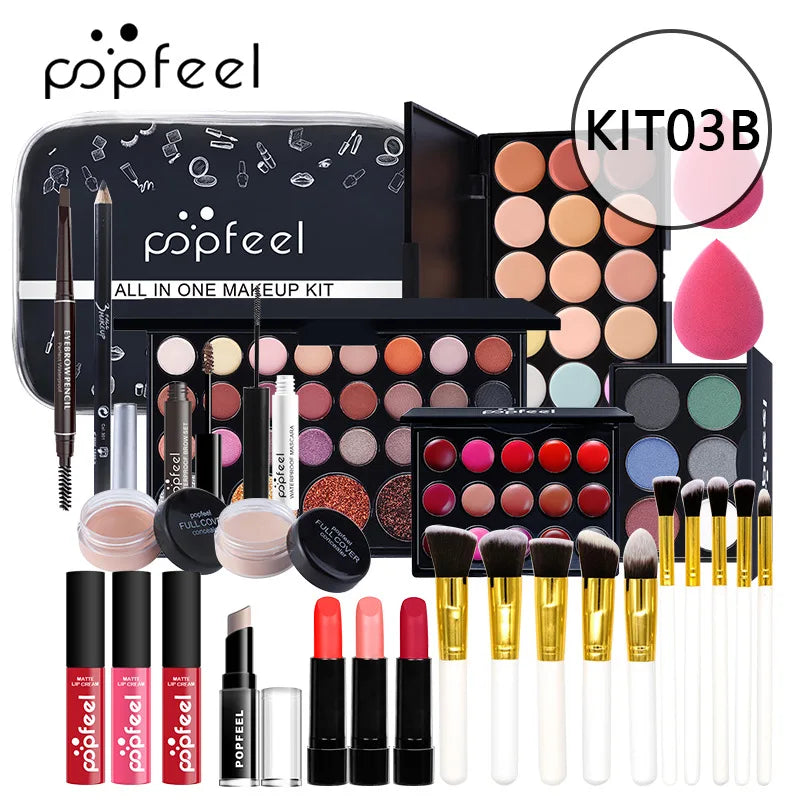POPFEEL All-in-One Makeup Kit – Complete Beauty Gift Set