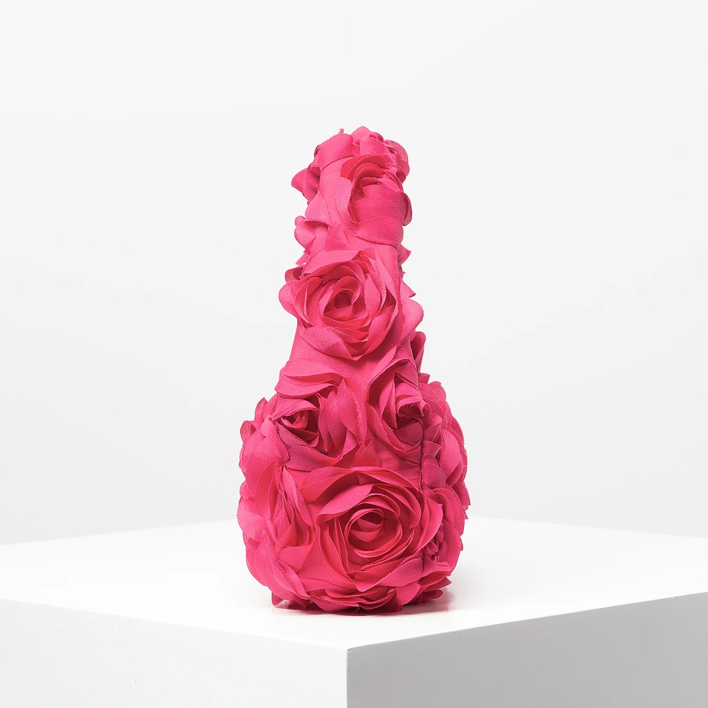 Elegant 3D Rose Handbag