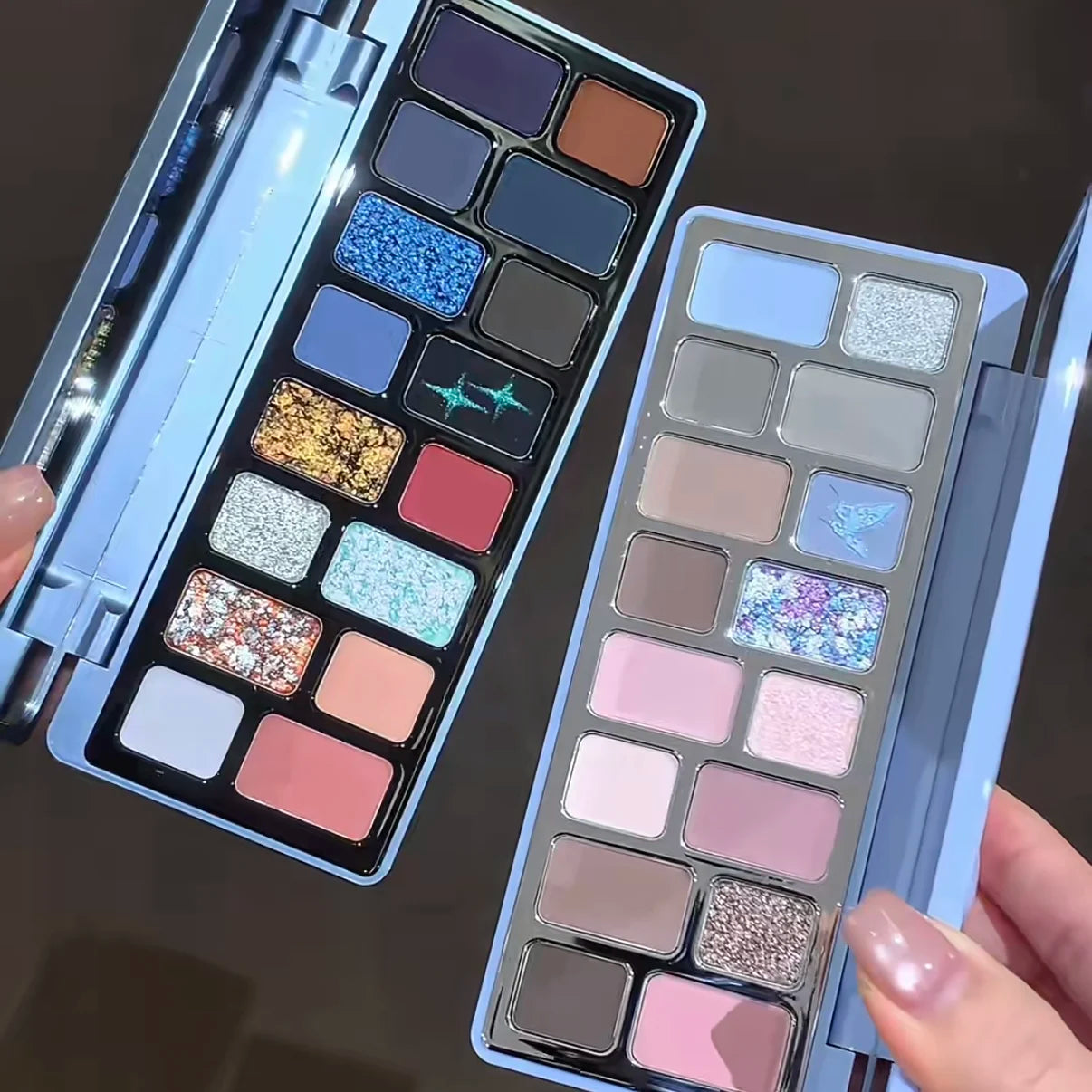 Cheeryep 16-Color Eyeshadow Palette – Glitter, Matte & Pearlescent
