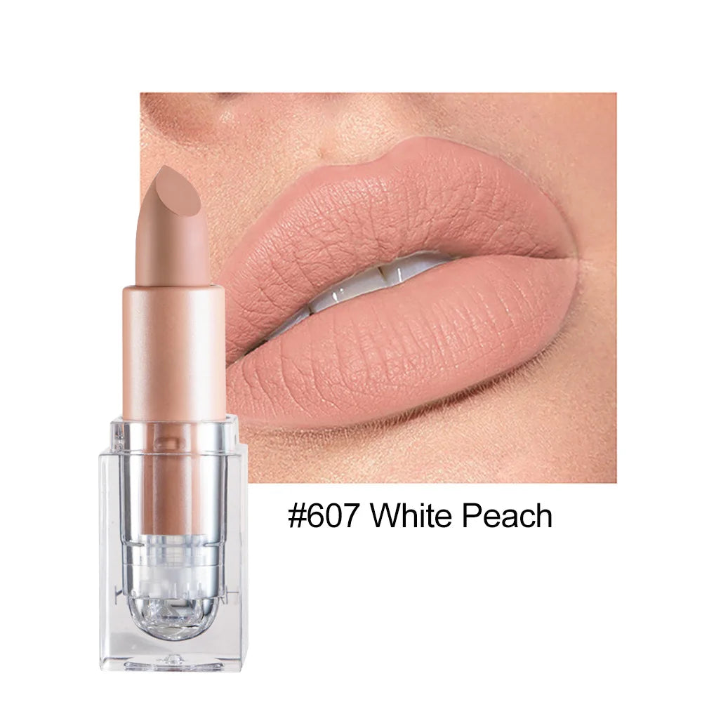 HANDAIYAN Matte Nude Lipstick – Velvet, Long-Lasting & Waterproof