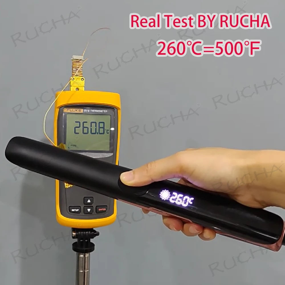 Professional Hair Straightener – 500F High Keratin Flat Iron
