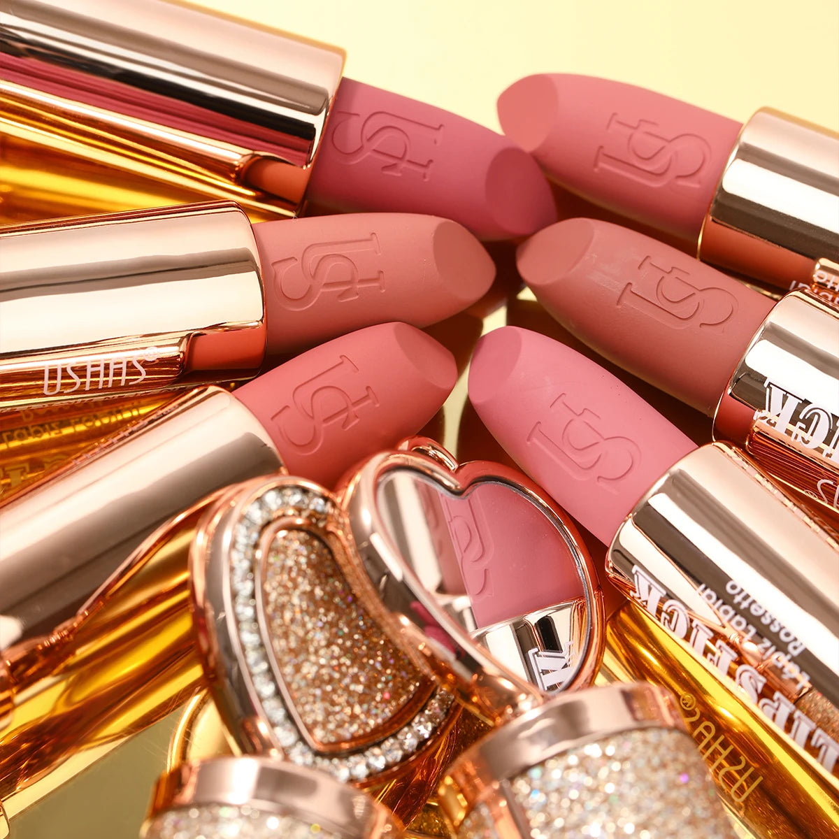 USHAS Matte Lipstick Long-lasting Waterproof Moisturizing