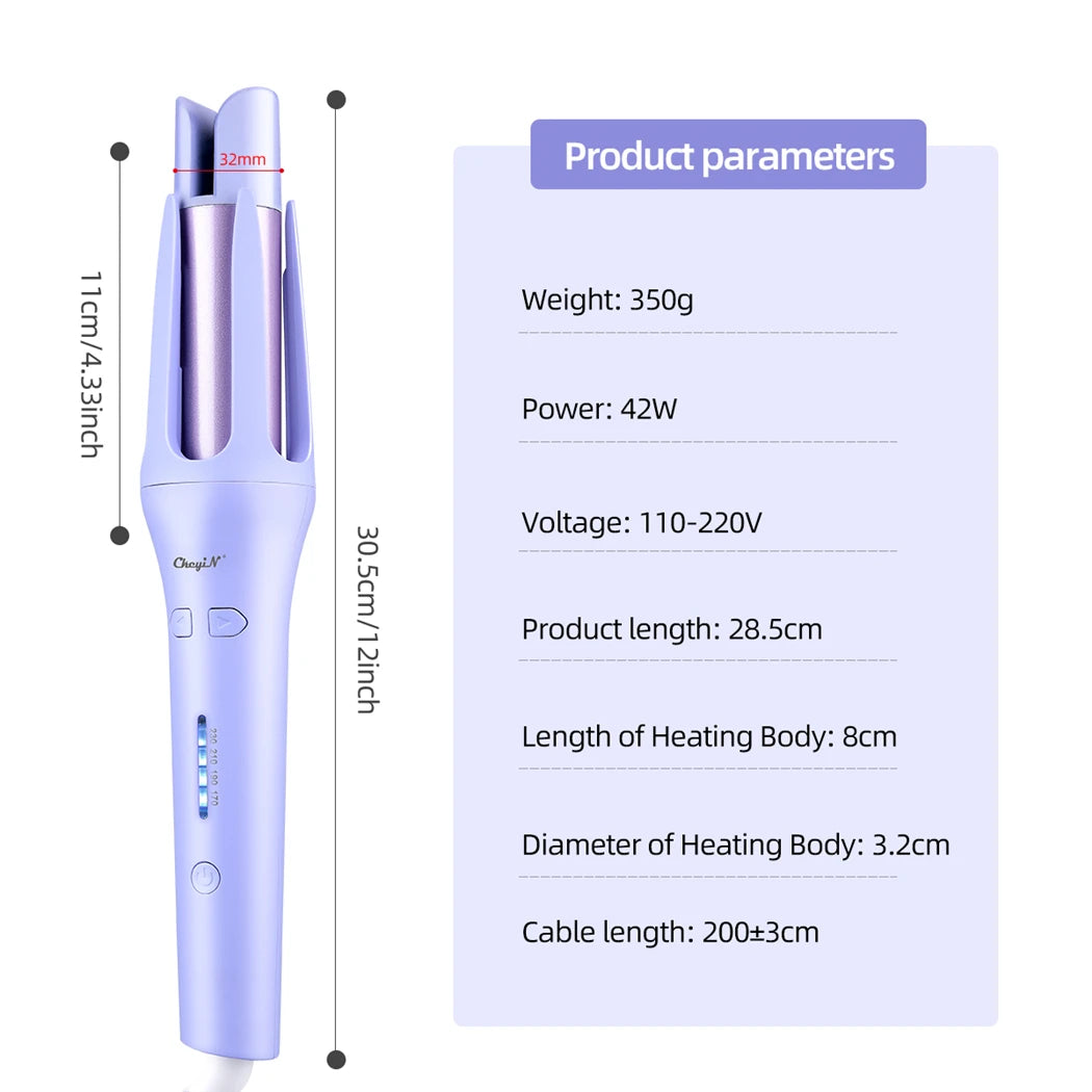 CkeyiN Automatic Curling Iron – Perfect Curls in Minutes
