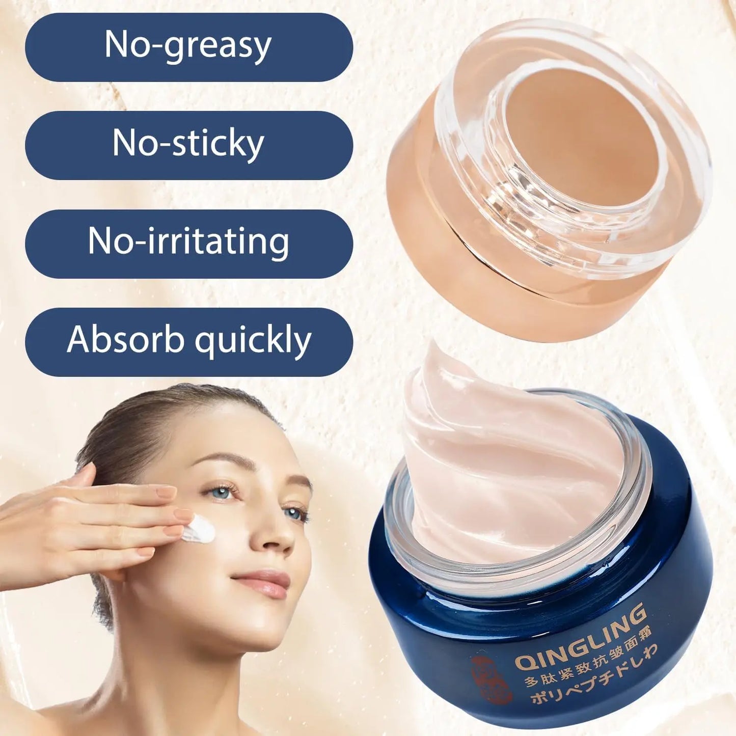 Japanese Collagen Face Cream – Lifting, Firming & Moisturizing