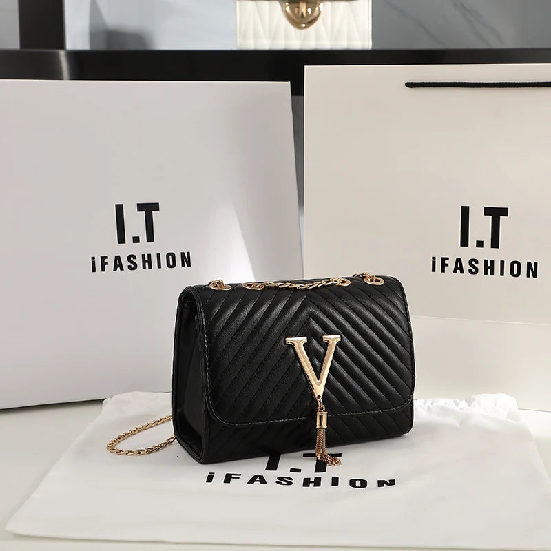Luxury Embroidered Crossbody Bag