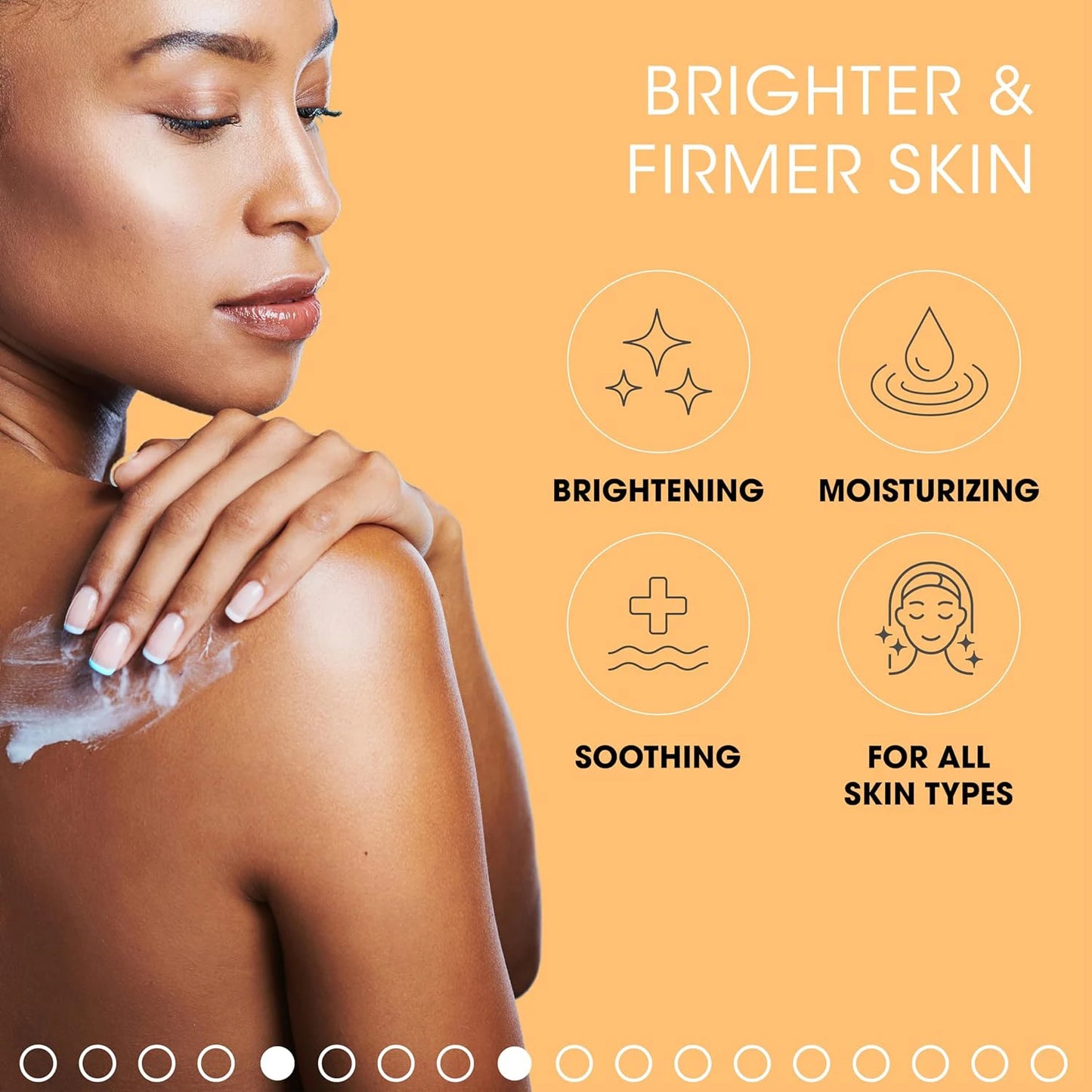 Whitening Body Lotion 500ml – AHA + Vitamin C & E, Moisturizing & Lightening