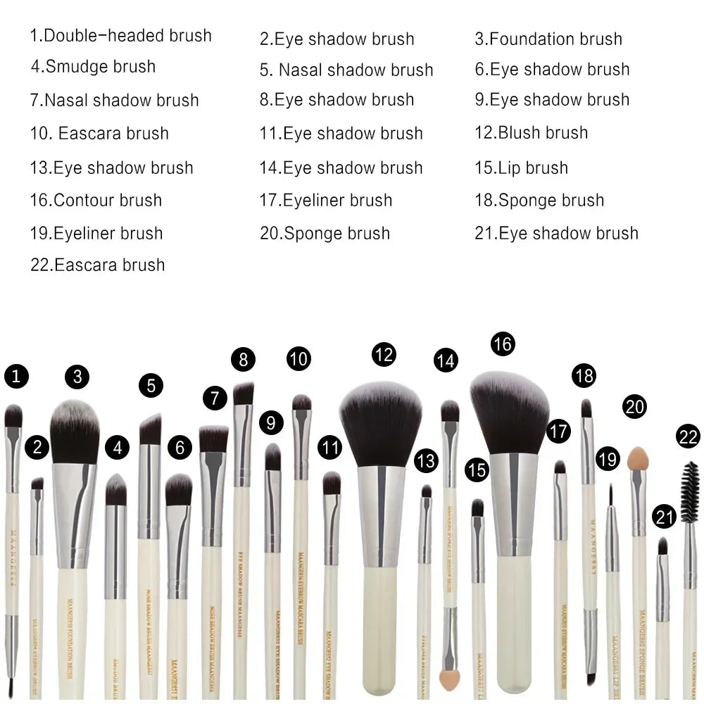 Professional Makeup Brush Set 3 13 22 Pcs