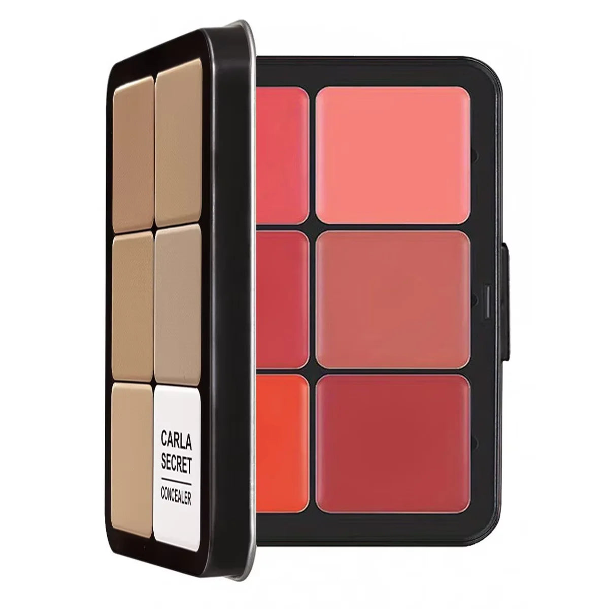 12-Color Concealer & Blush Palette – All-in-One Makeup Kit