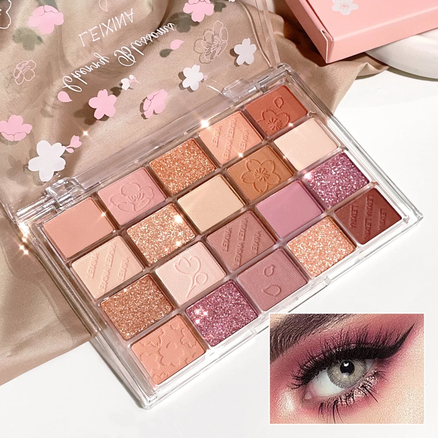 20 Color Eyeshadow Palette Shimmer Matte Long Lasting