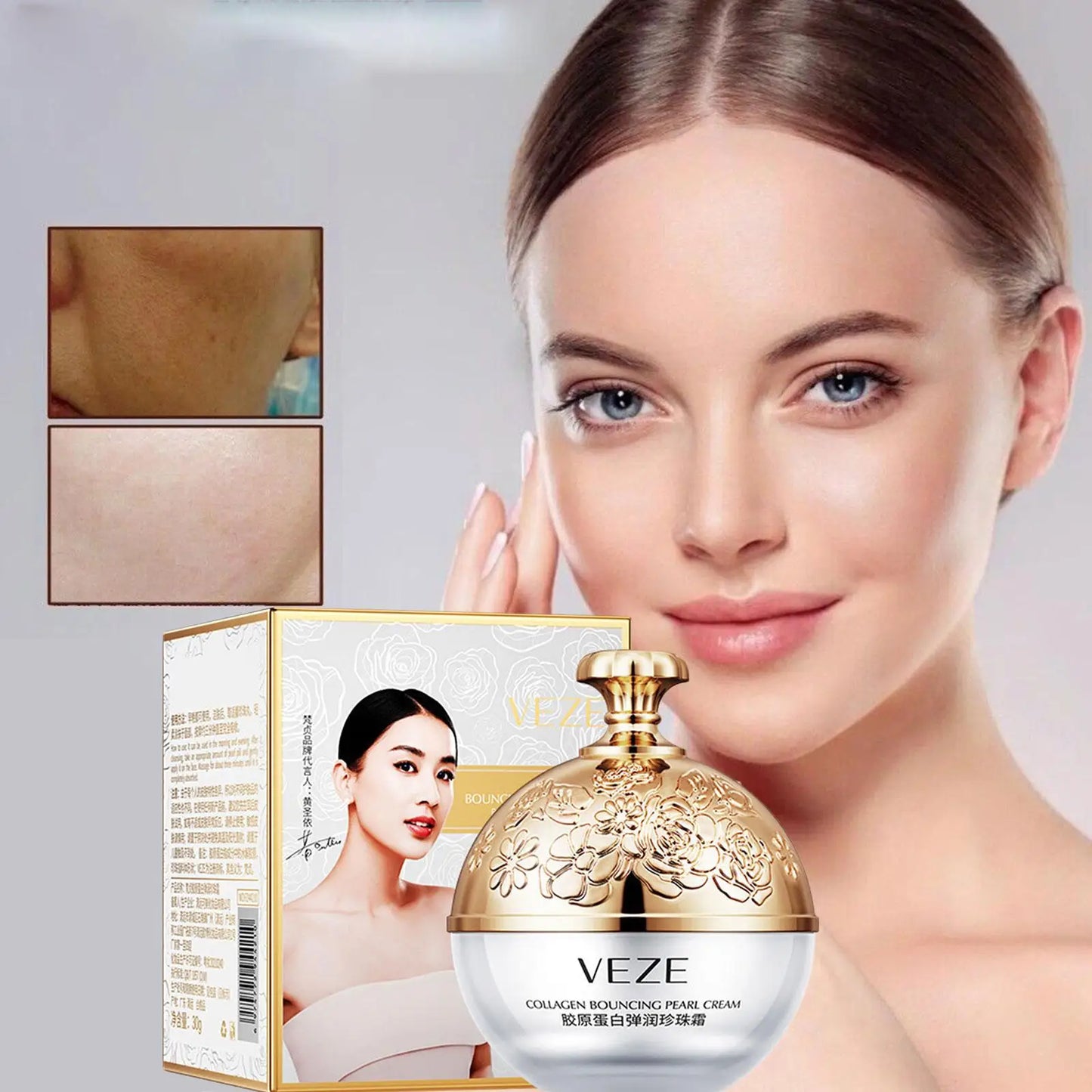 Collagen Pearl Facial Cream Nourishing Moisturizing