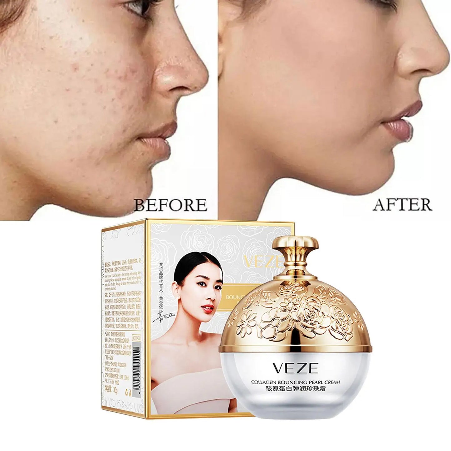 Collagen Pearl Facial Cream Nourishing Moisturizing
