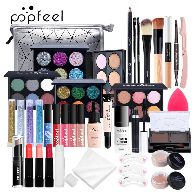 POPFEEL All-in-One Makeup Kit – Complete Beauty Gift Set