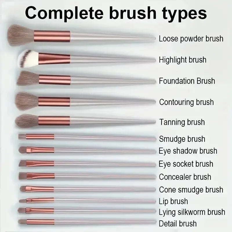 Soft Fluffy Professional Makeup Brush Set