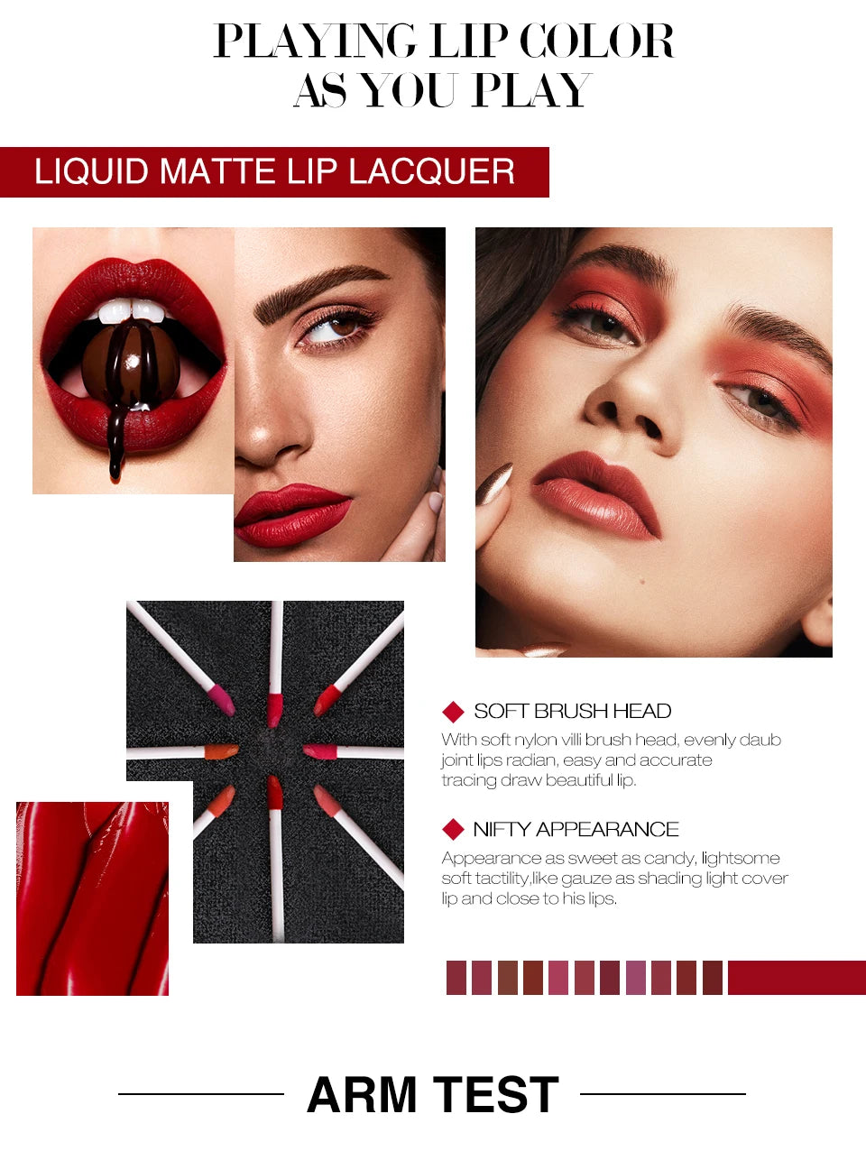O.TWO.O 12-Color Velvet Matte Lipstick – Long-Lasting & Waterproof