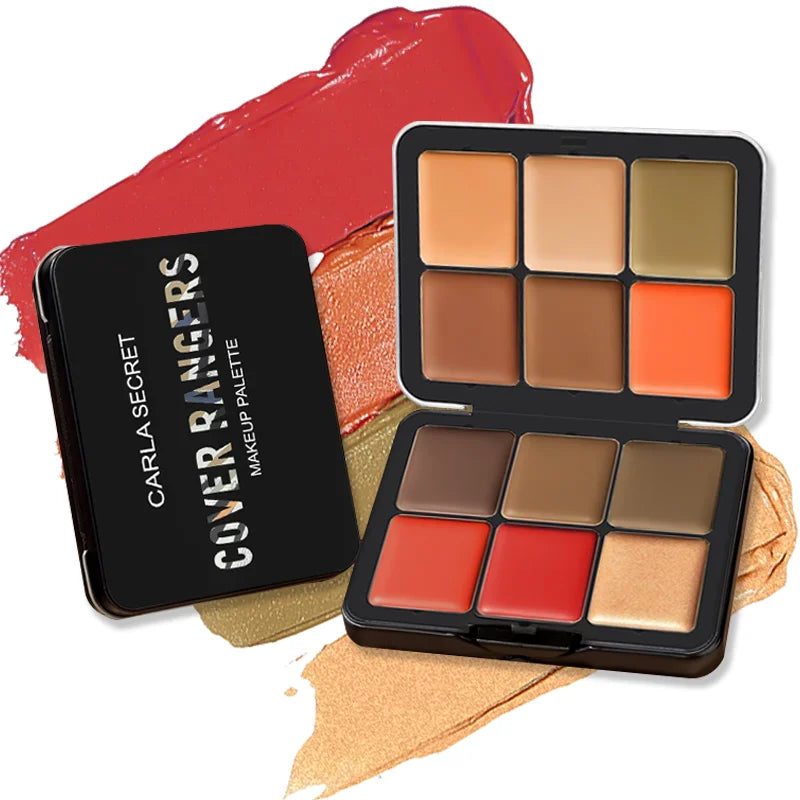 12-Color Concealer & Blush Palette – All-in-One Makeup Kit