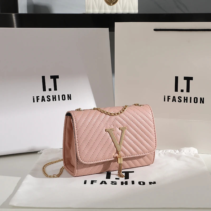 Luxury Embroidered Crossbody Bag