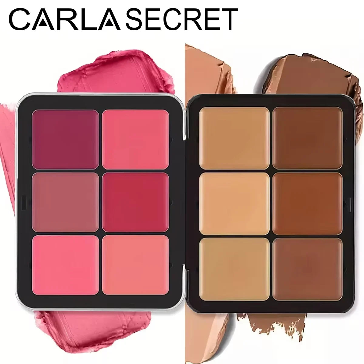 12-Color Concealer & Blush Palette – All-in-One Makeup Kit