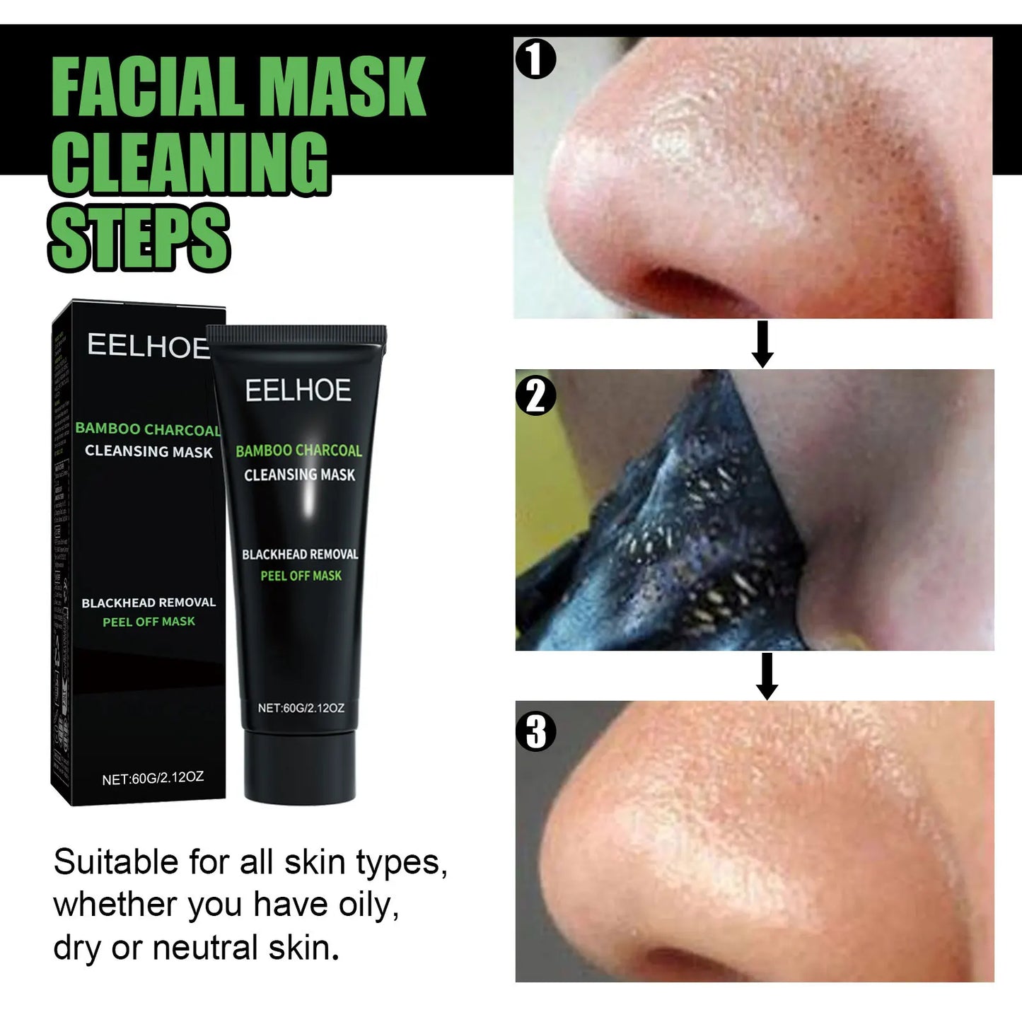 Bamboo Charcoal Peel-Off Mask