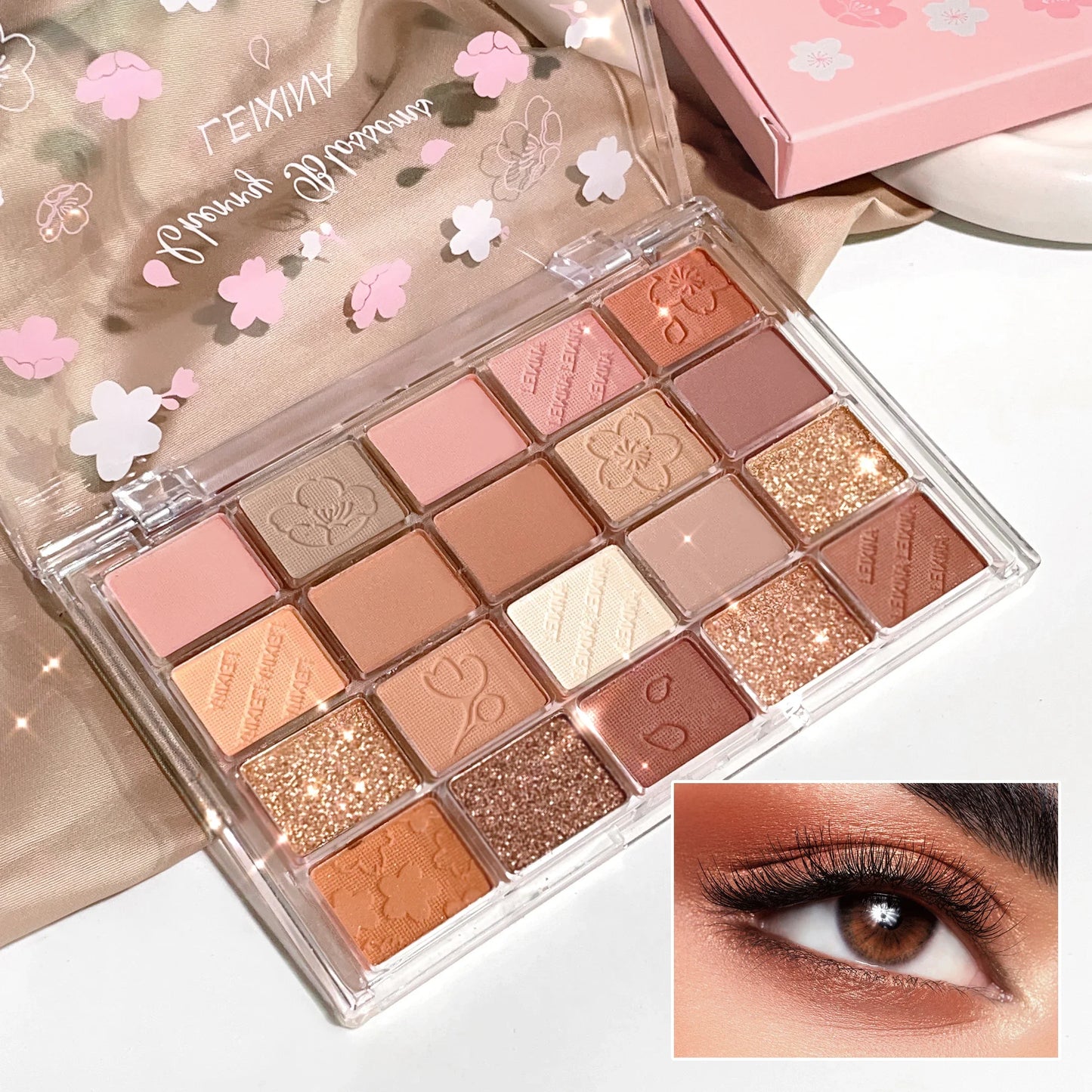 20 Color Eyeshadow Palette Shimmer Matte Long Lasting