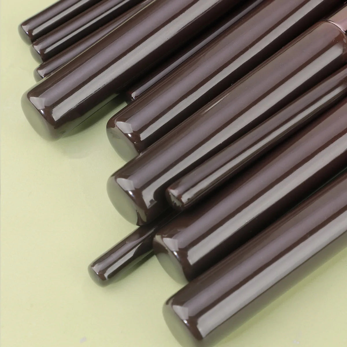 11pcs Solid Wood Handle Makeup Brush Set