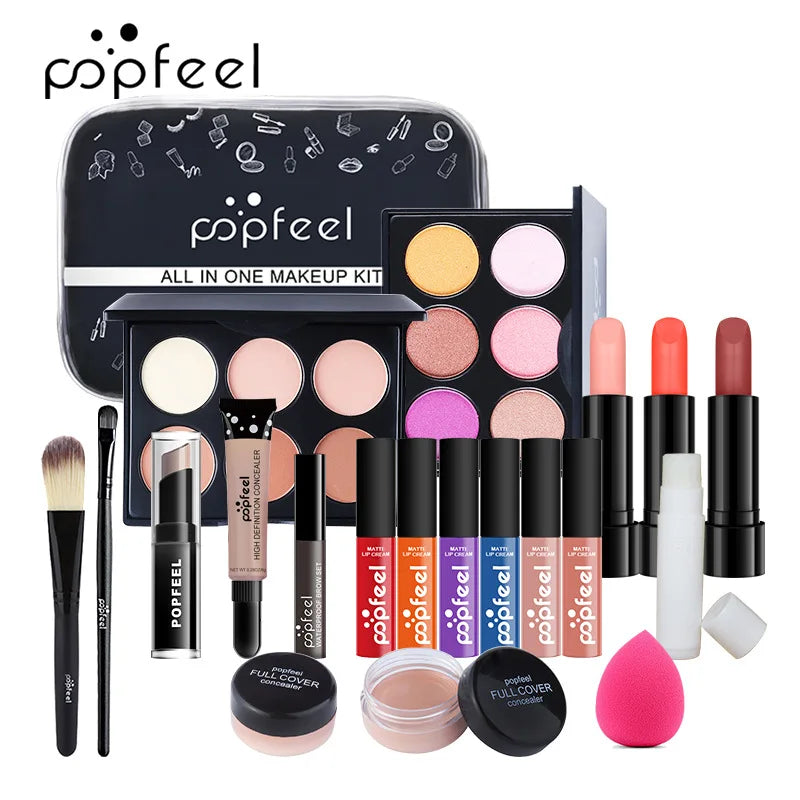 POPFEEL All-in-One Makeup Kit – Complete Beauty Gift Set
