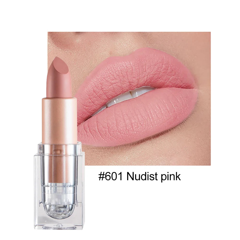 HANDAIYAN Matte Nude Lipstick – Velvet, Long-Lasting & Waterproof