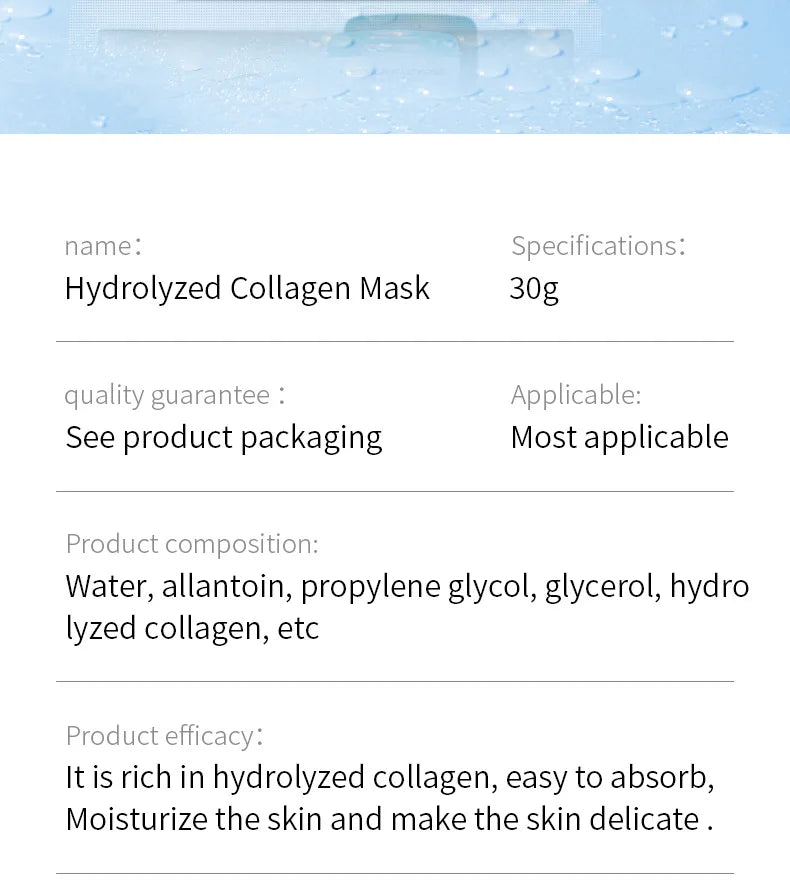 BIOAQUA Centella Collagen and Vitamin C Facial Masks with 20 units