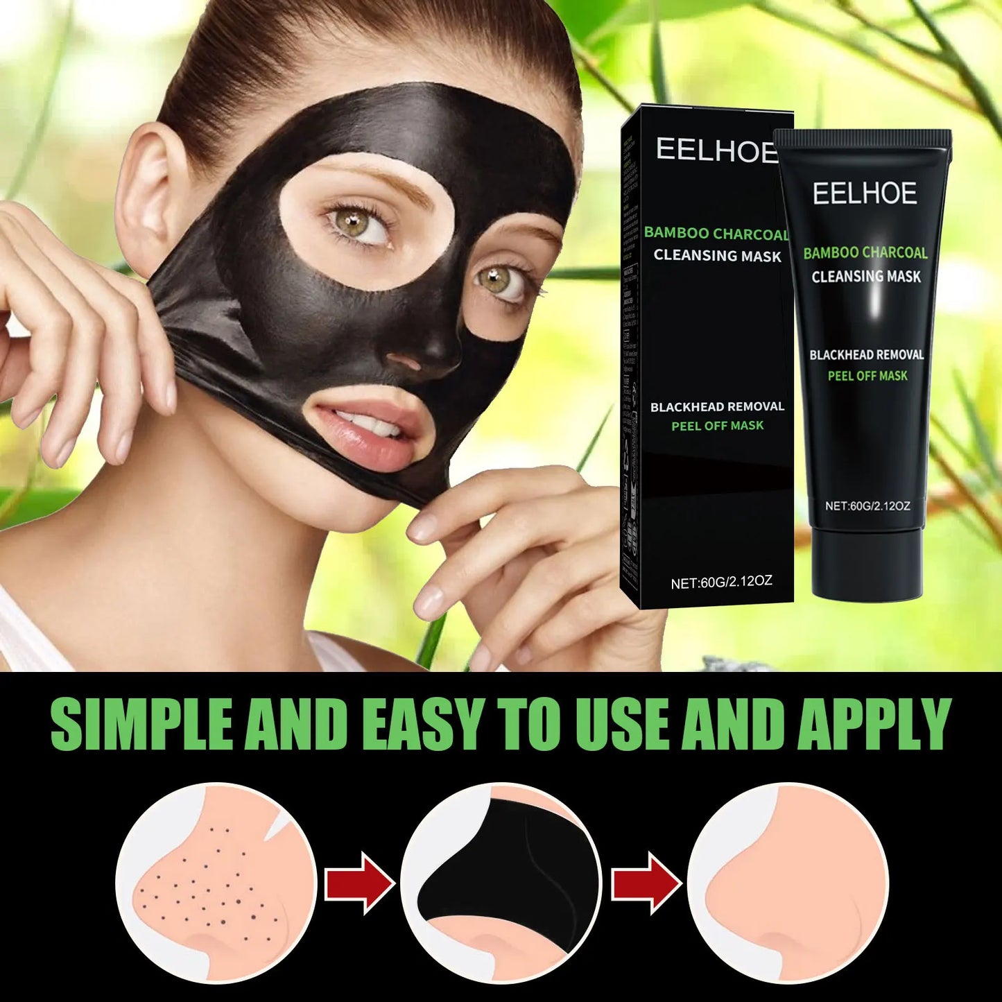 Bamboo Charcoal Peel-Off Mask