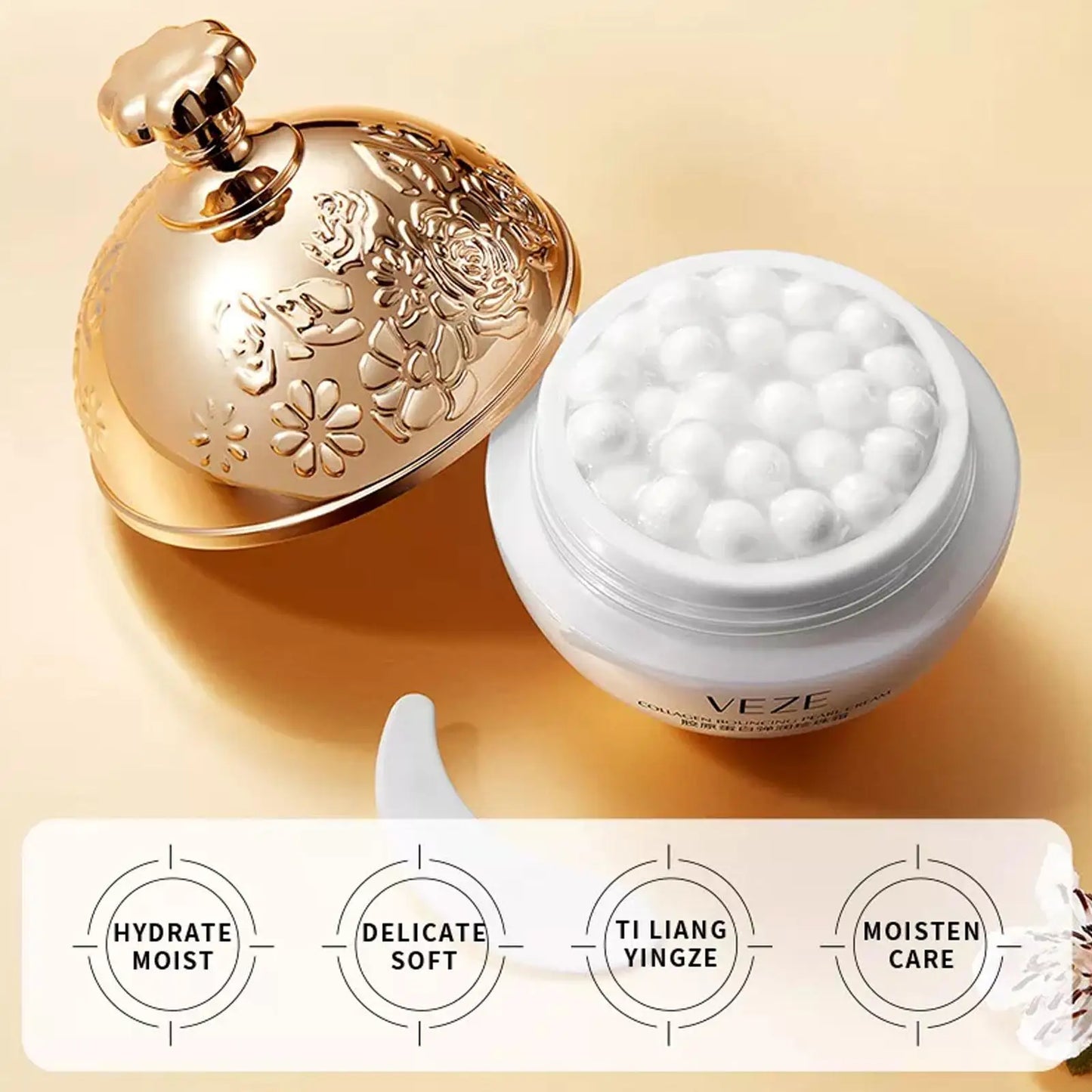 Collagen Pearl Facial Cream Nourishing Moisturizing