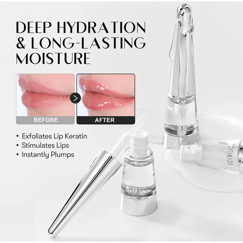 Korean Lip Plumper Oil – Hydrating High-Shine Lip Gloss