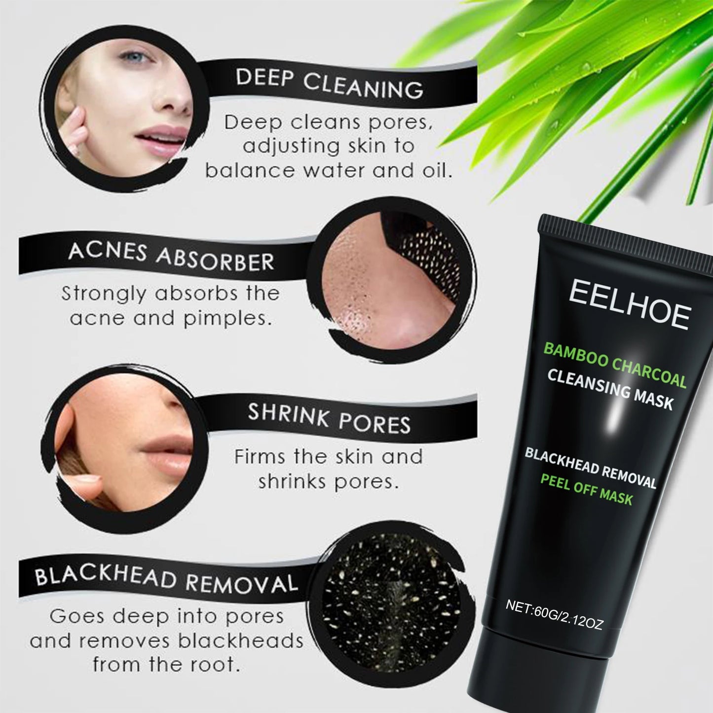 Bamboo Charcoal Peel-Off Mask