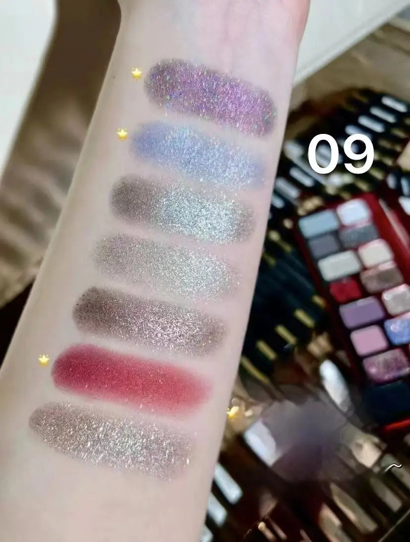 Cheeryep 16-Color Eyeshadow Palette – Glitter, Matte & Pearlescent