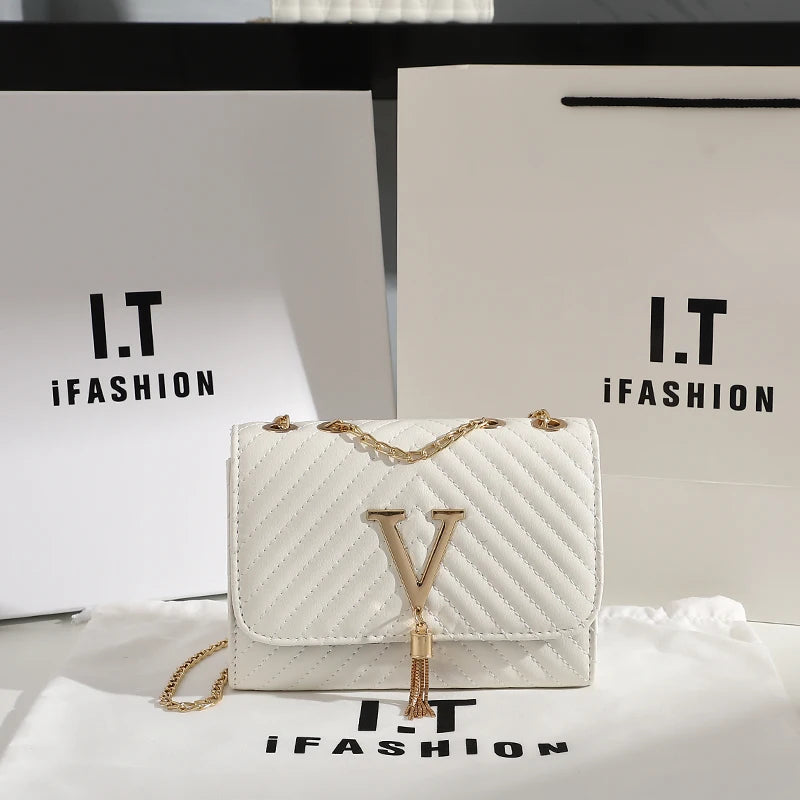 Luxury Embroidered Crossbody Bag