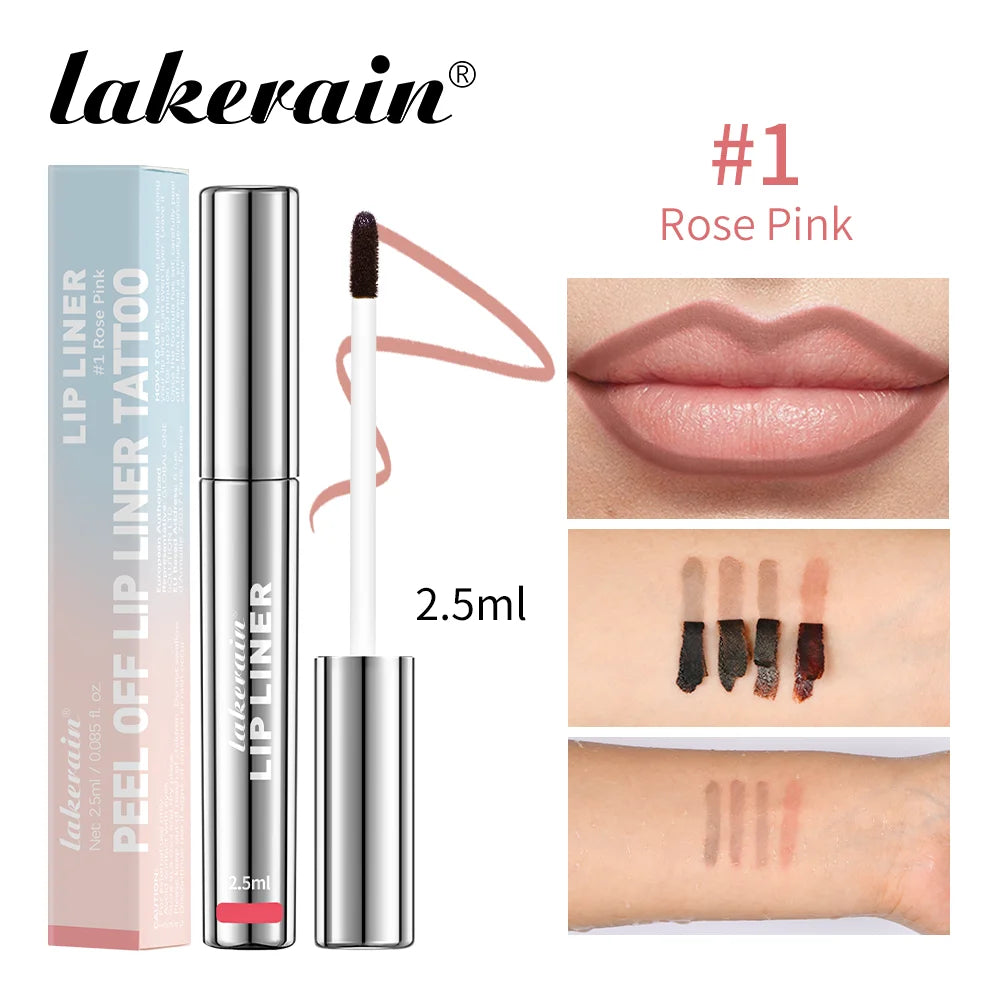 Waterproof Lip Liner Peel Off Tattoo Gloss Long Lasting